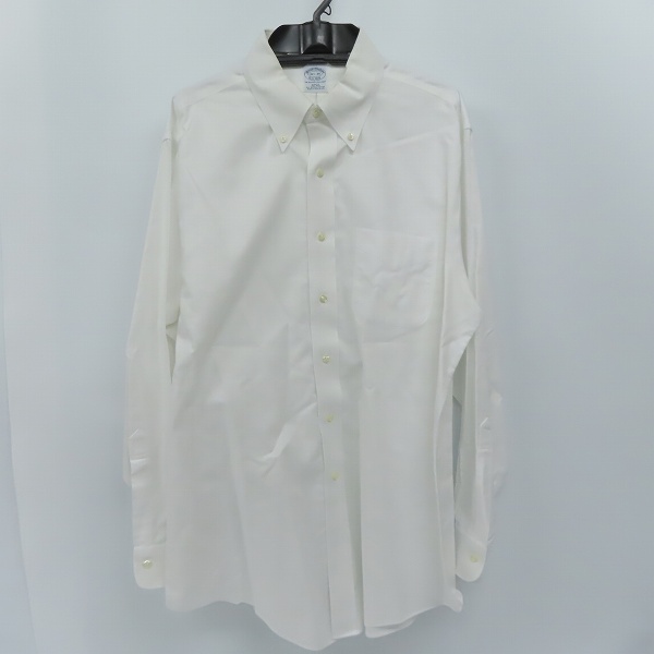 実際に弊社で買取させて頂いたBrooks Brothers/ブルックスブラザーズ B.D.シャツ ホワイト 16.5-34