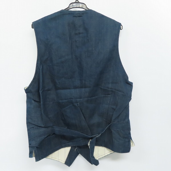 実際に弊社で買取させて頂いたMister Freedom×SUGER CANE/ミスターフリーダム×シュガーケーン SPORTSMAN コンチネンタル デニム ベスト/38の画像 1枚目