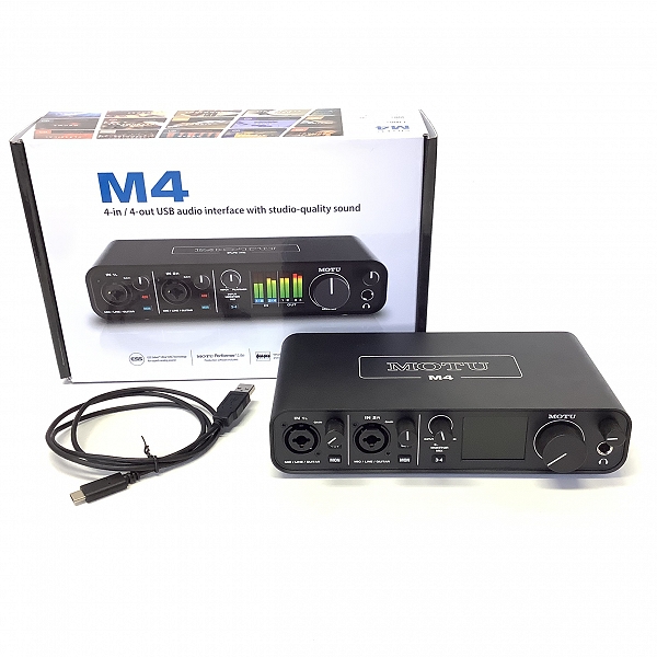 実際に弊社で買取させて頂いたMOTU/モツ/マーク オブ ザ ユニコーン M4 オーディオインターフェイス の画像 0枚目