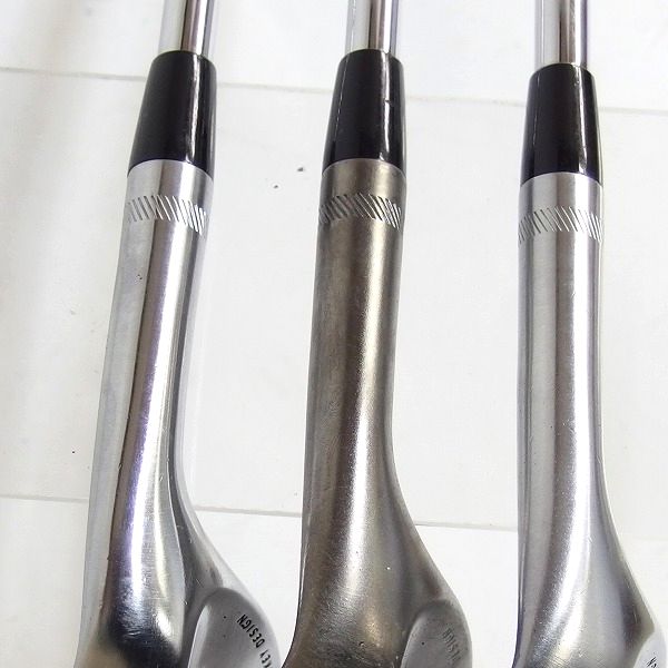 実際に弊社で買取させて頂いたTitleist/タイトリスト BV/ボーケイデザイン SPIN MILLED ウェッジ 50°/08,56°/11,60°/04 DG S200 3本セットの画像 1枚目