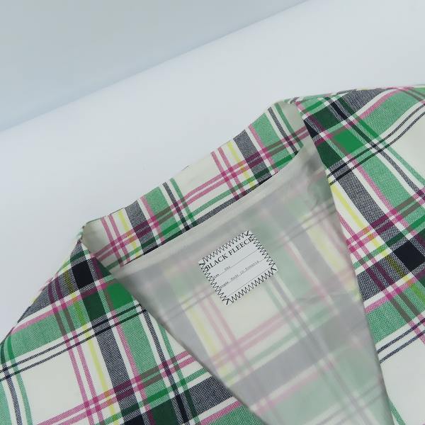 実際に弊社で買取させて頂いたBLACK FLEECE by Brooks Brothers/ブラックフリース ブルックスブラザーズ マドラスチェック ベスト/BB4の画像 5枚目