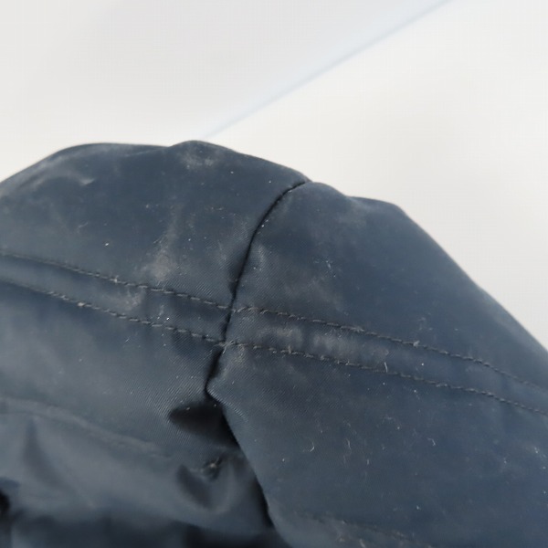 実際に弊社で買取させて頂いたBACK CHANNEL×NANGA/バックチャンネル×ナンガ HOODED DOWN JACKET ダウンジャケット ネイビー/Sの画像 4枚目