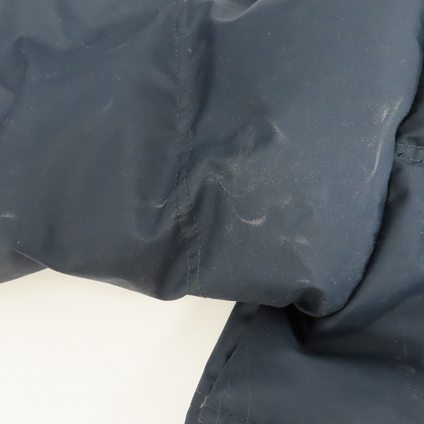 実際に弊社で買取させて頂いたBACK CHANNEL×NANGA/バックチャンネル×ナンガ HOODED DOWN JACKET ダウンジャケット ネイビー/Sの画像 5枚目