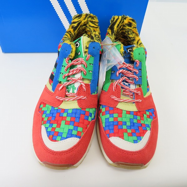 実際に弊社で買取させて頂いた【未使用】adidas×atmos/アディダス×アトモス ZX8000 HELLOGOLD/COREBLACK/RUSHRED SETSUBUN GW2448/29