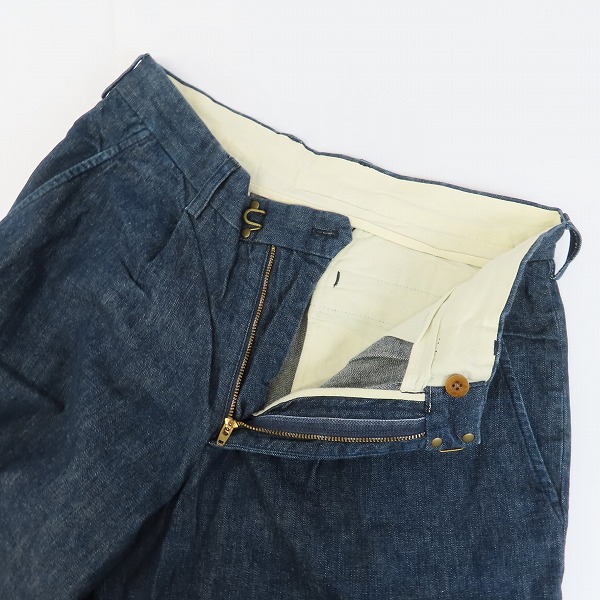 実際に弊社で買取させて頂いたkolor/カラー テーパードデニムパンツ/12WCM-P18111S/2の画像 2枚目