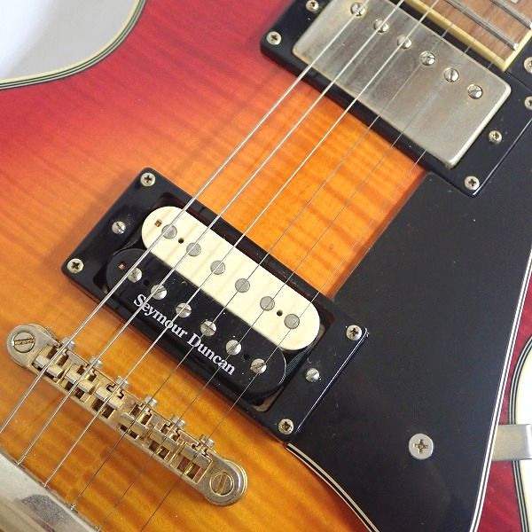 実際に弊社で買取させて頂いた★【使用感有り】Epiphone/エピフォン Les Paul Custom/レスポール カスタム ダンカン製PU搭載 ソフトケース付の画像 5枚目