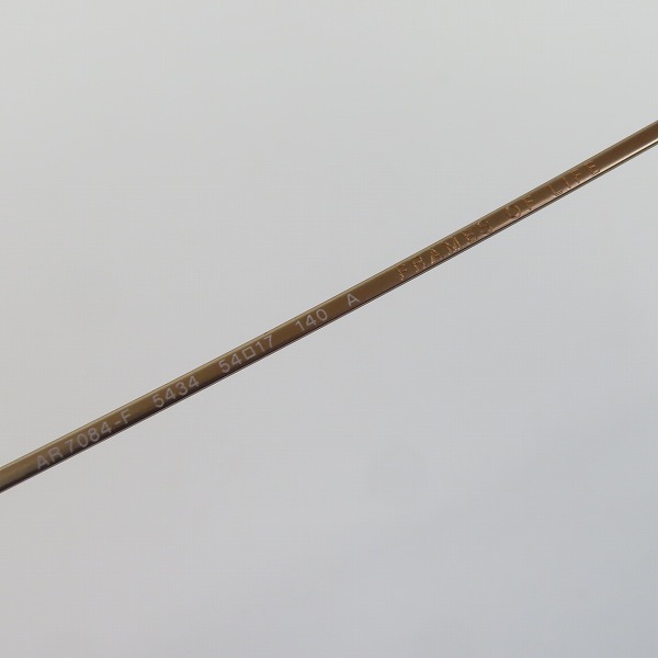 実際に弊社で買取させて頂いたGIORGIO ARMANI/ジョルジオアルマーニ メガネフレーム アイウェア AR7084-F 5434の画像 5枚目