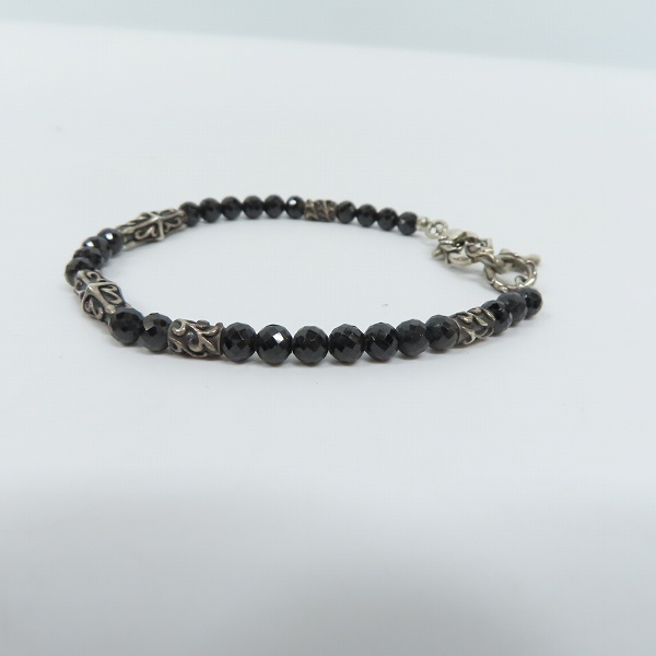実際に弊社で買取させて頂いた【ギャラ付】Bloody Mary/ブラッディマリー ARKADIA Ritual リチュアル ブラックスピネル ブレスレット/19cmの画像 2枚目