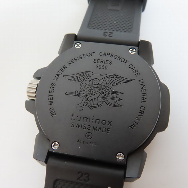 実際に弊社で買取させて頂いたLUMINOX/ルミノックス Ref.3051 RED HAND レッドハンド シリーズ 日本限定 の画像 3枚目