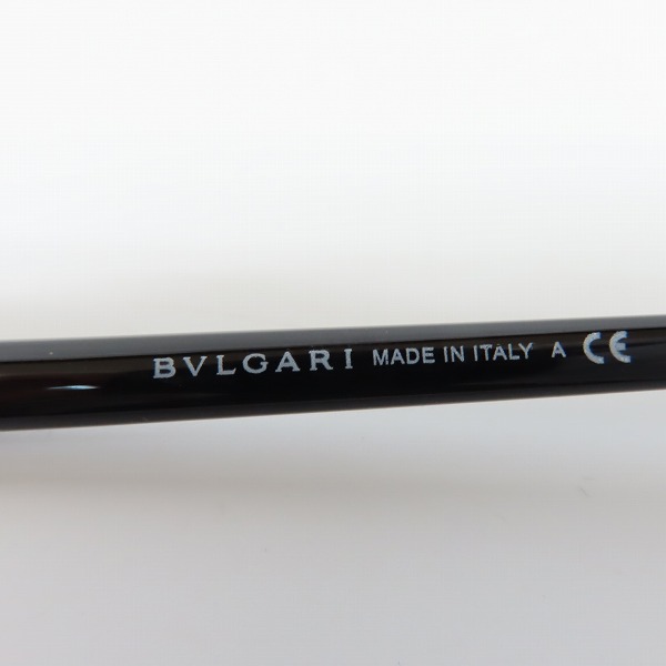 実際に弊社で買取させて頂いたBVLGARI/ブルガリ メガネフレーム アイウェア ブラック 2171-B 239の画像 4枚目