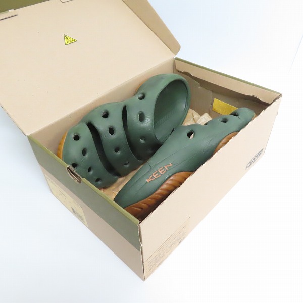 実際に弊社で買取させて頂いたKEEN/キーン YOGUI ヨギ PINENEEDLE クロッグ サンダル 1014813/27の画像 8枚目