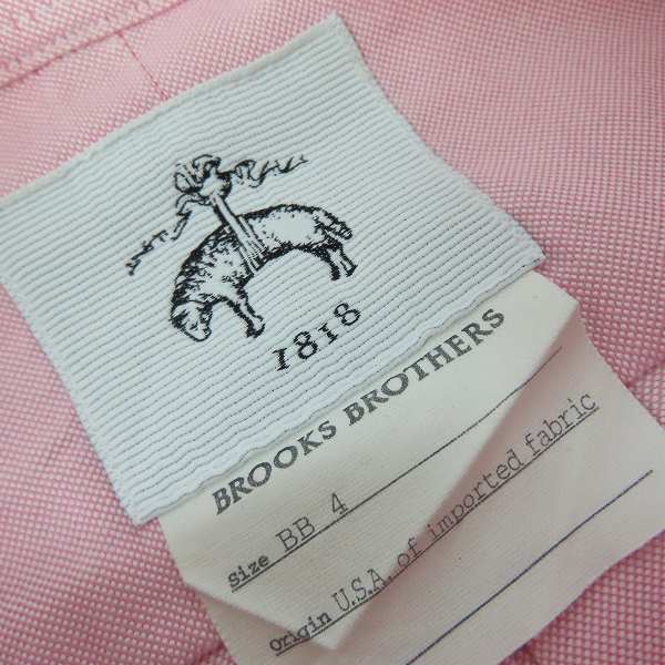 実際に弊社で買取させて頂いたBLACK FLEECE by Brooks Brothers/ブラックフリース ブルックスブラザーズ オックスフォード ドレスシャツ BB4の画像 2枚目