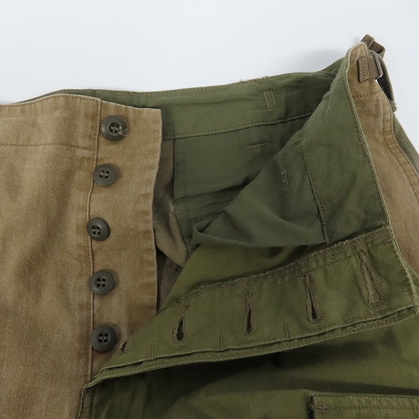 実際に弊社で買取させて頂いたuniform experiment/ユニフォームエクスペリメント 20AW FABRIC MIX CARGO PANTS カーゴパンツ UE-202005/3の画像 5枚目