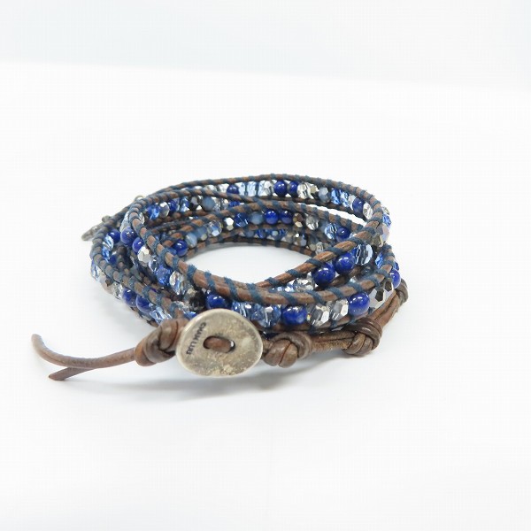 実際に弊社で買取させて頂いた【ギャラ付】CHAN LUU×Bloody Mary/チャンルー×ブラッディマリー 5ラップ レザー ブレスレット CL-BS-3999BCLの画像 2枚目