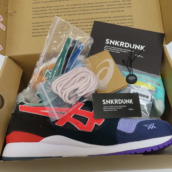 実際に弊社で買取させて頂いたasics×ATMOS/アシックス×アトモス GEL LYTE 3 OG ゲルライト3 ショーン・ウェザースプーン 1203A019-000/26.5の画像 7枚目