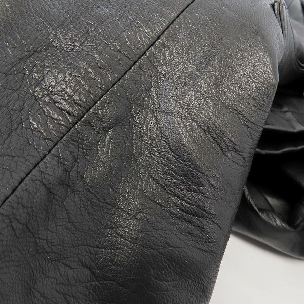 実際に弊社で買取させて頂いたPaul Smith LONDON/ポールスミス ロンドン 羊革/ラムレザー 3B コート/Mの画像 8枚目