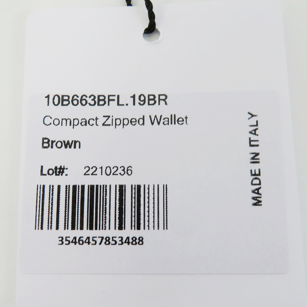 実際に弊社で買取させて頂いたCELINE/セリーヌ Cチャーム コンパクトジップウォレット 10B663BFL.19BRの画像 8枚目