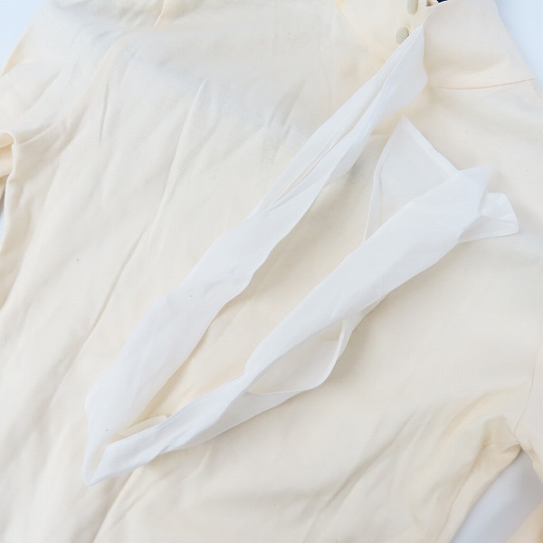 実際に弊社で買取させて頂いたBURBERRY BLUELABEL/バーバリーブルーレーベル カットソー 長袖シャツ ホワイト系/38の画像 8枚目