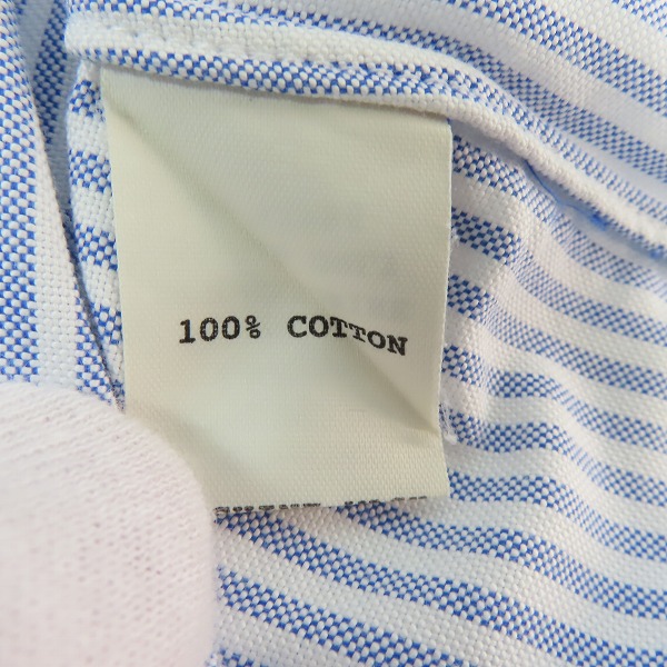 実際に弊社で買取させて頂いたBLACK FLEECE by Brooks Brothers/ブラックフリースバイブルックスブラザーズ ストライプ シャツ/BB4の画像 3枚目