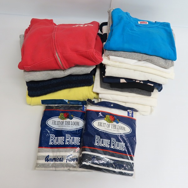 実際に弊社で買取させて頂いた【おまとめ/15点↑】BLUE/BLUE ブルーブルー/ハリウッドランチマーケット カットソー/パーカー等の画像 1枚目