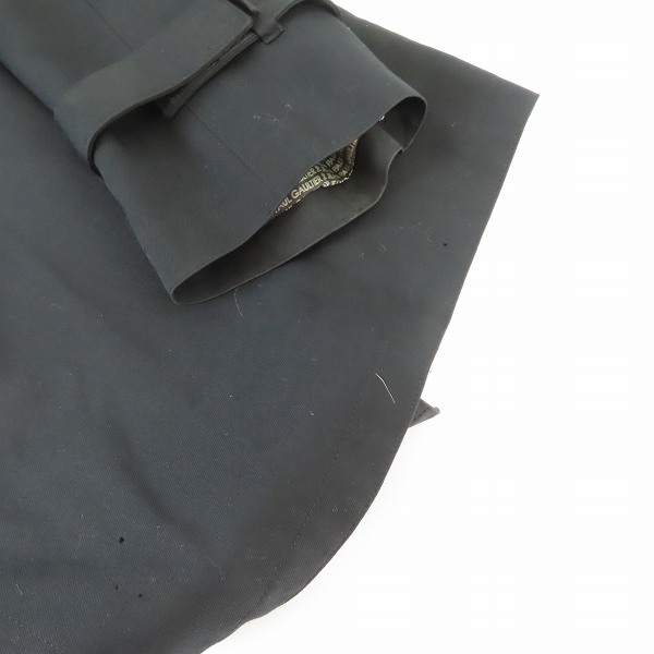 実際に弊社で買取させて頂いたJEAN PAUL GAULTIER HOMME/ジャンポールゴルチェオム ピュアニューウール ロングダブルコート/48の画像 8枚目