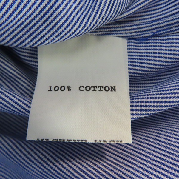 実際に弊社で買取させて頂いたBLACK FLEECE by Brooks Brothers/ブラックフリースバイブルックスブラザーズ ストライプ ロングスリーブシャツ/BB3の画像 3枚目