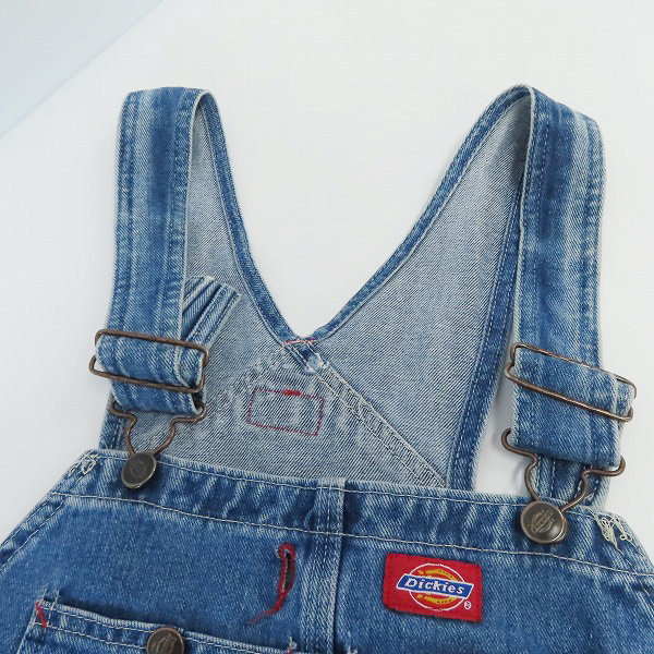 実際に弊社で買取させて頂いたDickies/ディッキーズ デニム オーバーオール/つなぎ/ツナギ 30×32の画像 2枚目