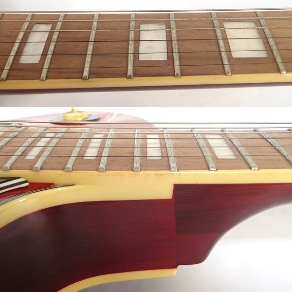 実際に弊社で買取させて頂いた★【使用感有り】Epiphone/エピフォン Les Paul Custom/レスポール カスタム ダンカン製PU搭載 ソフトケース付の画像 3枚目