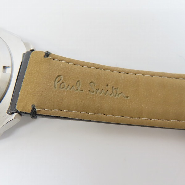 実際に弊社で買取させて頂いたPaul Smith/ポールスミス 1995年 復刻モデル クォーツ 腕時計 1045-T023495【動作未確認】の画像 4枚目