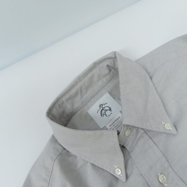 実際に弊社で買取させて頂いたBLACK FLEECE by Brooks Brothers/ブラックフリース ブルックスブラザーズ ボタンダウン 長袖シャツ グレー/BB3の画像 5枚目