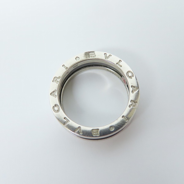実際に弊社で買取させて頂いたBVLGARI/ブルガリ Save the Children/セーブ・ザ・チルドレン リング/ブラックセラミック/スターリングシルバー/15号の画像 3枚目
