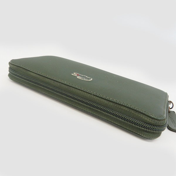 実際に弊社で買取させて頂いたLACOSTE/ラコステ ラウンドジップ/ファスナー ウォレット/財布の画像 3枚目