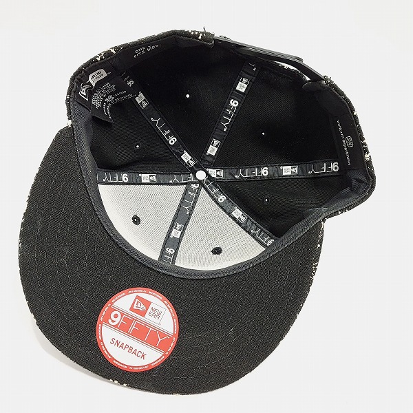 実際に弊社で買取させて頂いたNEW ERA×uniform experiment/ニューエラ×ユニフォームエクスペリメント SNAP BACK DRIPPING CAPドリッピング キャップの画像 4枚目