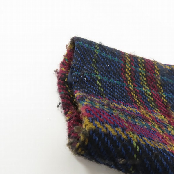 実際に弊社で買取させて頂いたBurberrys/バーバリーズ レディース ビンテージ シルク混ウールセットアップ ジャケット/スカート13BRの画像 7枚目