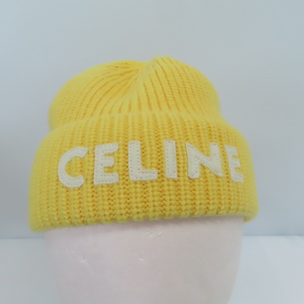 実際に弊社で買取させて頂いたCELINE/セリーヌ エンブロイダリー ビーニー ニット帽 2A61W535Q/TUの画像 1枚目