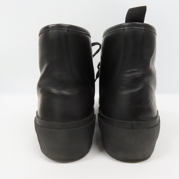 実際に弊社で買取させて頂いたBURBERRY/バーバリー レザー スニーカー ブラック /41の画像 1枚目