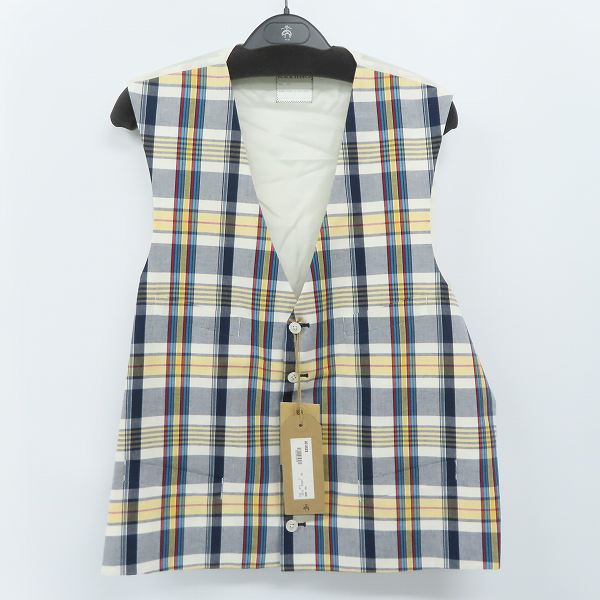 実際に弊社で買取させて頂いた BLACK FLEECE by Brooks Brothers/ブラックフリース ブルックスブラザーズ チェック ベスト/BB4