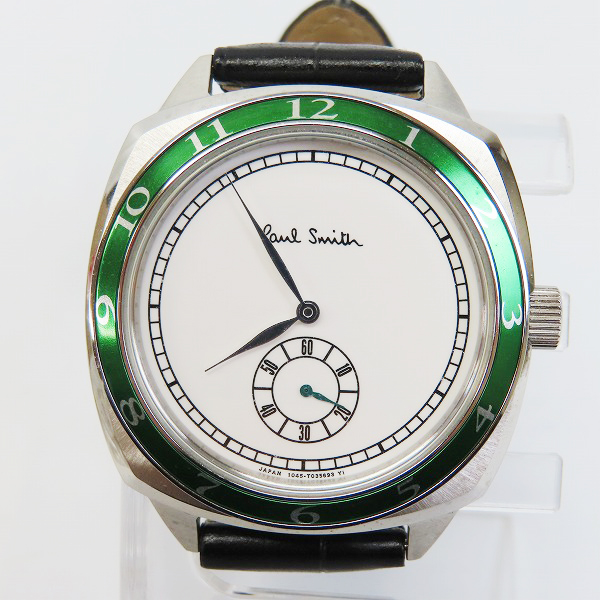 実際に弊社で買取させて頂いたPaul Smith/ポールスミス 1995年 復刻モデル クォーツ 腕時計 1045-T023495【動作未確認】