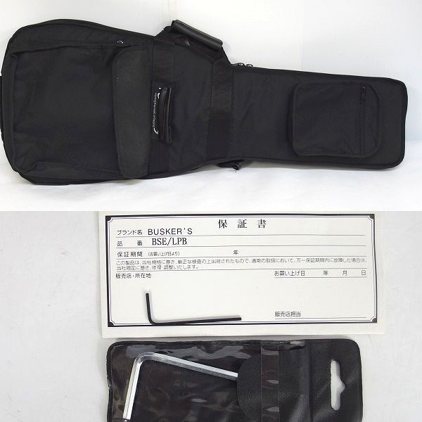 実際に弊社で買取させて頂いた★【ジャンク】BUSKER'S/バスカーズ BSE/LPB ストラトキャスターType ソフトケース付 の画像 9枚目