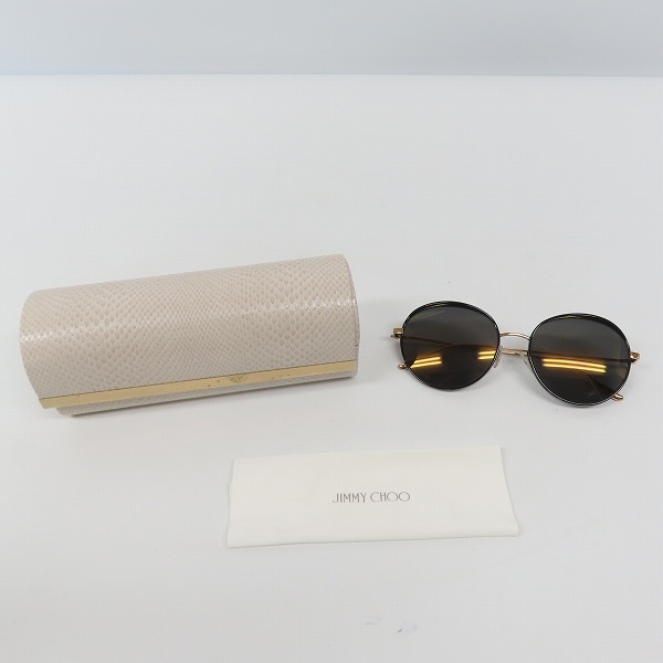 実際に弊社で買取させて頂いたJIMMY CHOO/ジミーチュウ  ELLO/S ラウンド型 サングラスの画像 9枚目