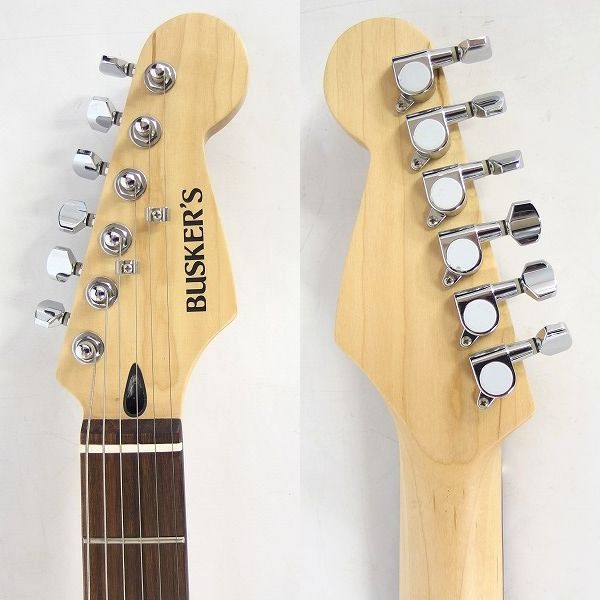 実際に弊社で買取させて頂いた★【ジャンク】BUSKER'S/バスカーズ BSE/LPB ストラトキャスターType ソフトケース付 の画像 2枚目