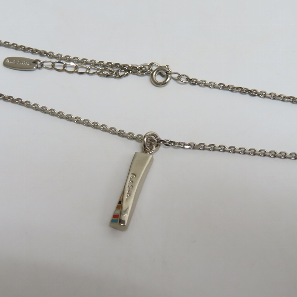 実際に弊社で買取させて頂いたPaul Smith/ポールスミス ロゴ入り 縦長ネックレス