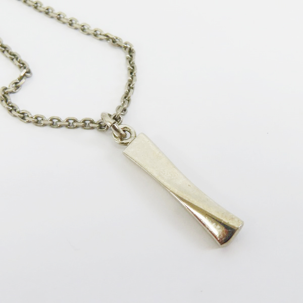 実際に弊社で買取させて頂いたPaul Smith/ポールスミス ロゴ入り 縦長ネックレスの画像 2枚目