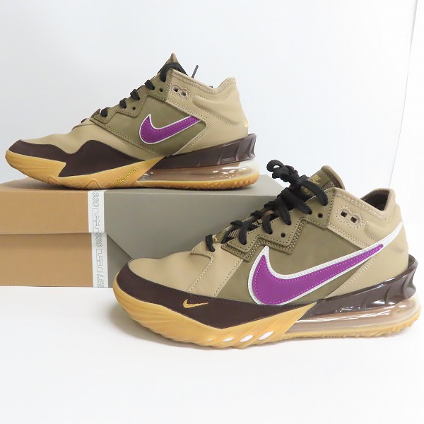 実際に弊社で買取させて頂いたNIKE×atomos/ナイキ×アトモス LEBRON 18 LOW/レブロン 18 ロー バイオテック CW3153-200/27.5の画像 3枚目
