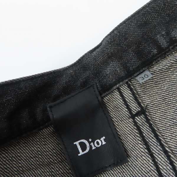 実際に弊社で買取させて頂いた【未使用/JPタグ付】Dior HOMME/ディオールオム コーティングスキニーパンツ 8H3110530226/30の画像 2枚目