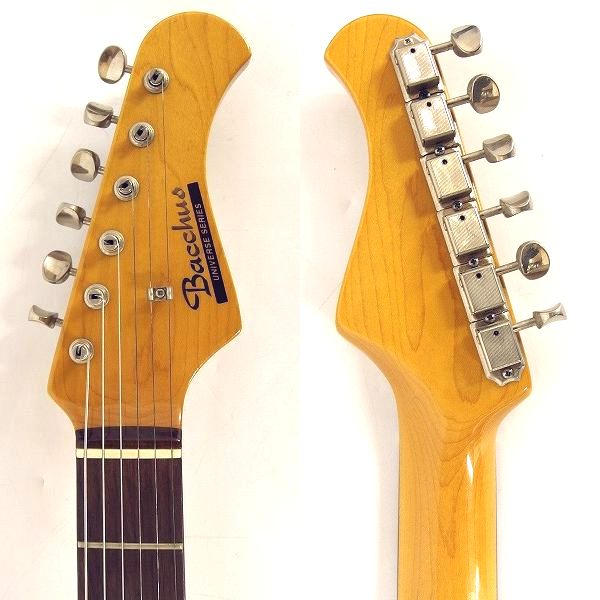 実際に弊社で買取させて頂いた★Bacchus/バッカス Universe Series ストラトキャスターType SSH ソフトケース付の画像 2枚目