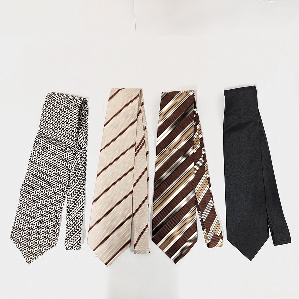 実際に弊社で買取させて頂いた【おまとめ品】ジョルジオ・アルマーニ/ジュンメン/バーバリー他 ストライプ/ドット柄等 ネクタイの画像 3枚目