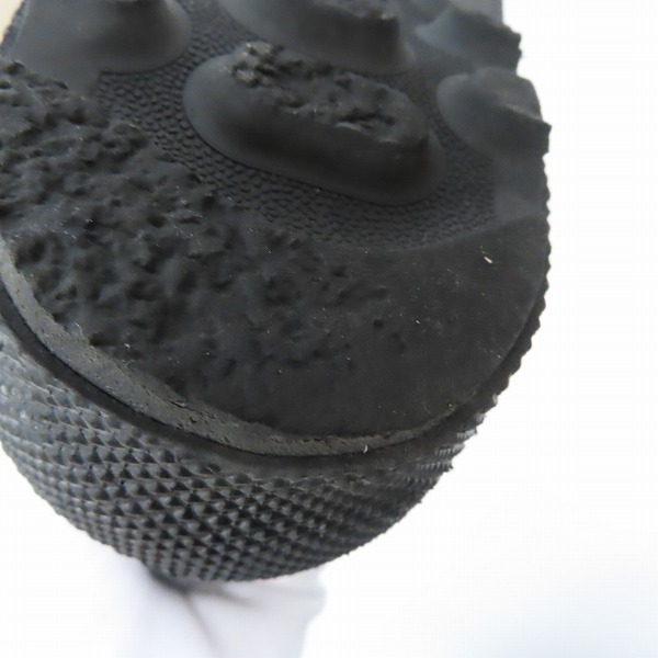 実際に弊社で買取させて頂いたBURBERRY/バーバリー レザー スニーカー ブラック /41の画像 6枚目