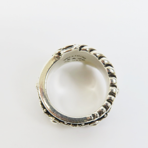 実際に弊社で買取させて頂いたLEATHERS＆TREASURES/レザーズ＆トレジャーズ スピナー リング 21.5号の画像 5枚目