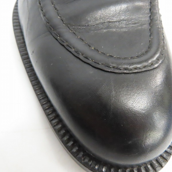 実際に弊社で買取させて頂いたGIORGIO ARMANI/ジョルジオアルマーニ Uチップ スリッポン レザーシューズ/43の画像 6枚目